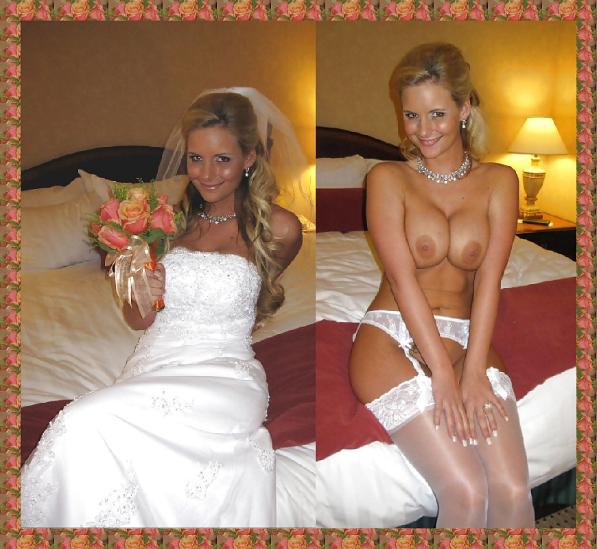 Dressed undressed bride Dressed/undressed photo