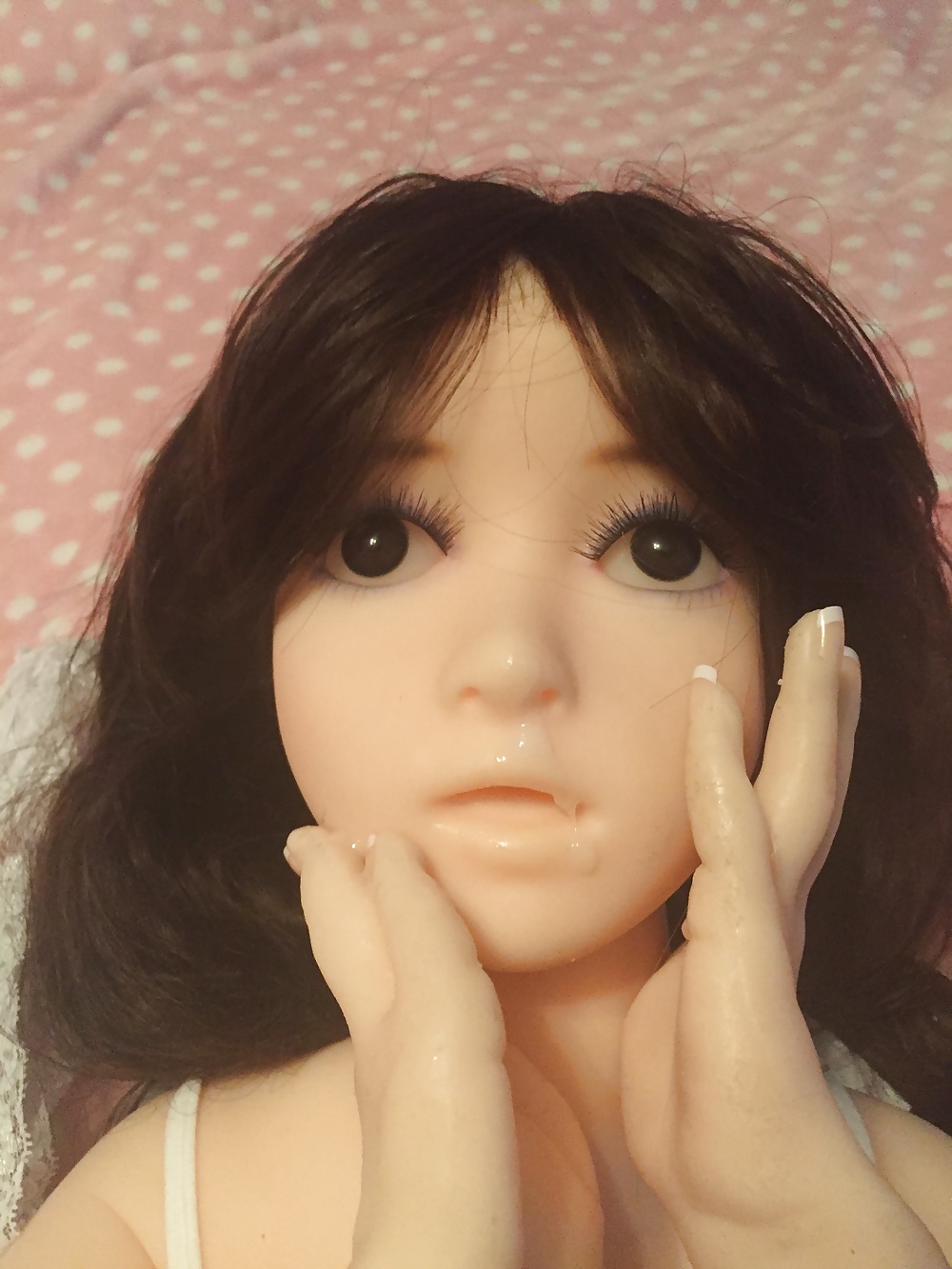 Sex Doll Cindy In Brown Wig Sucking Cock (10/34)