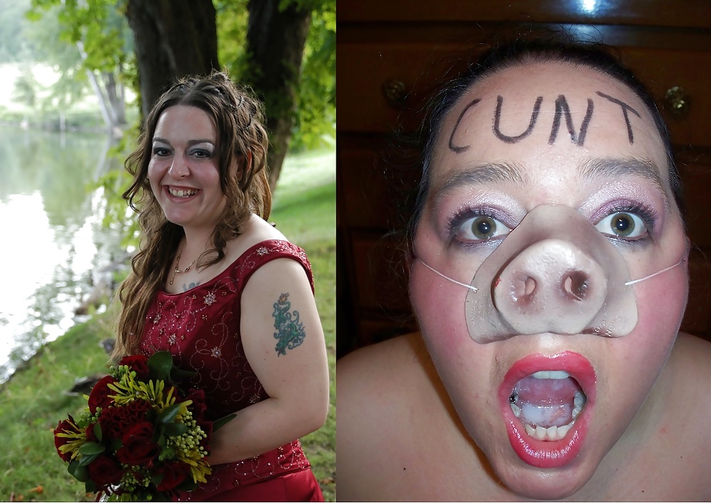 Fuckpig wedding before and after (8/12)