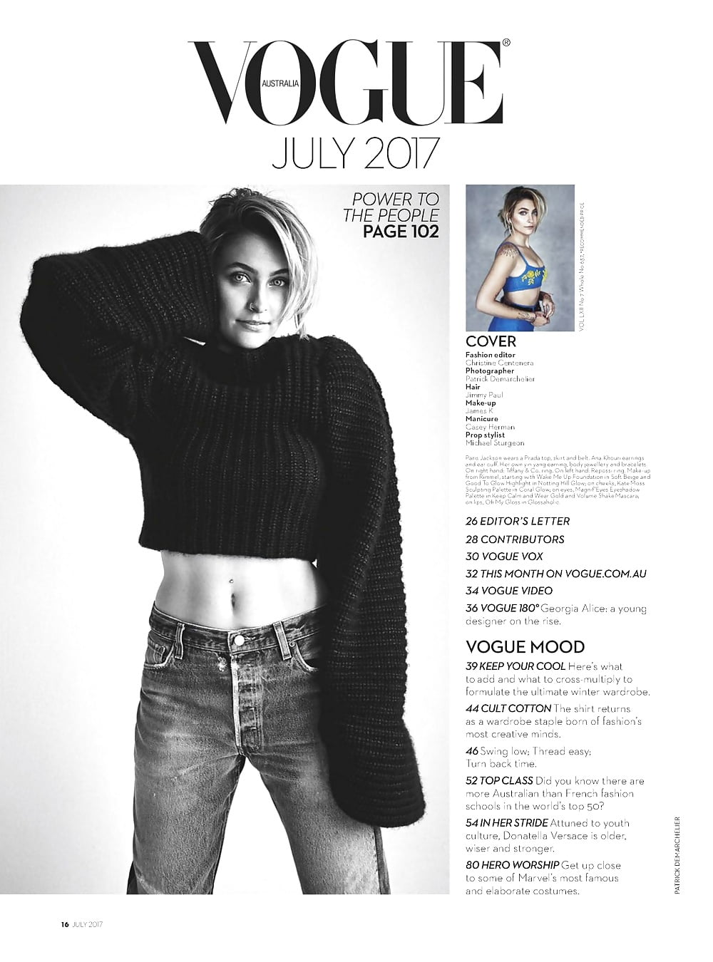 Paris Jackson Vogue Australia July '17 Complete  (5/21)
