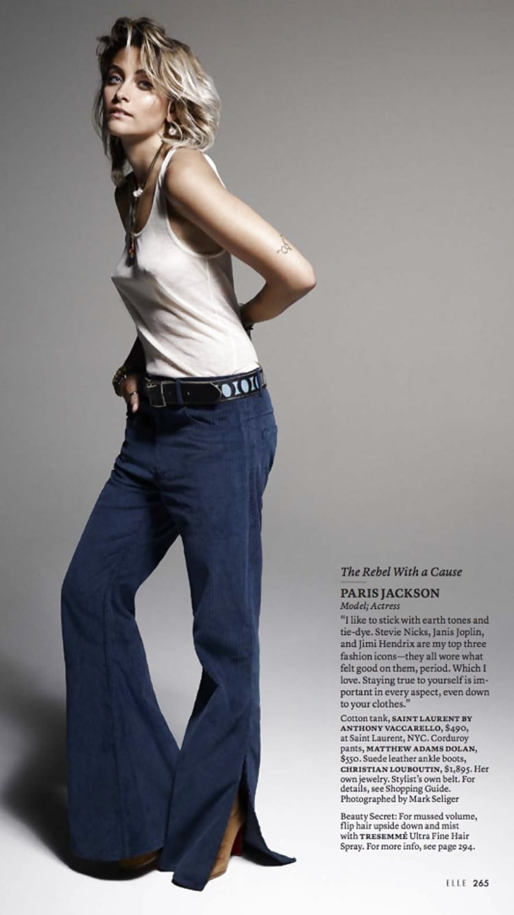 Paris Jackson (IG) Pokies in a  magazine 9-6-17 (1/1)