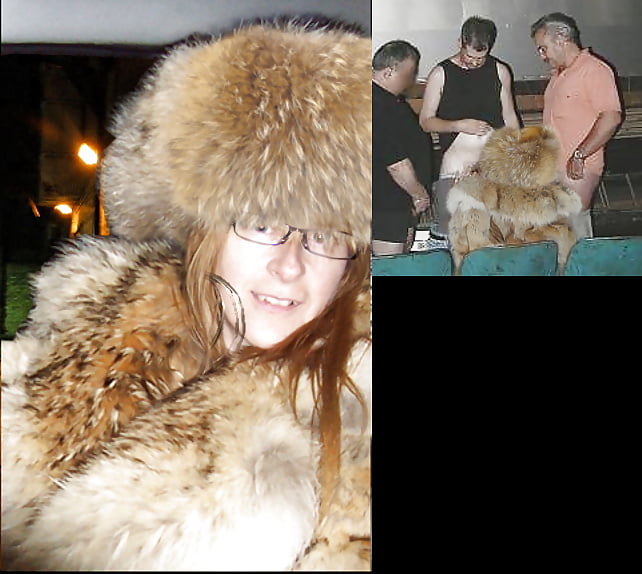 Fur coat fur hat milf fur fetish blowjobs sex cum in mouth  (3/4)
