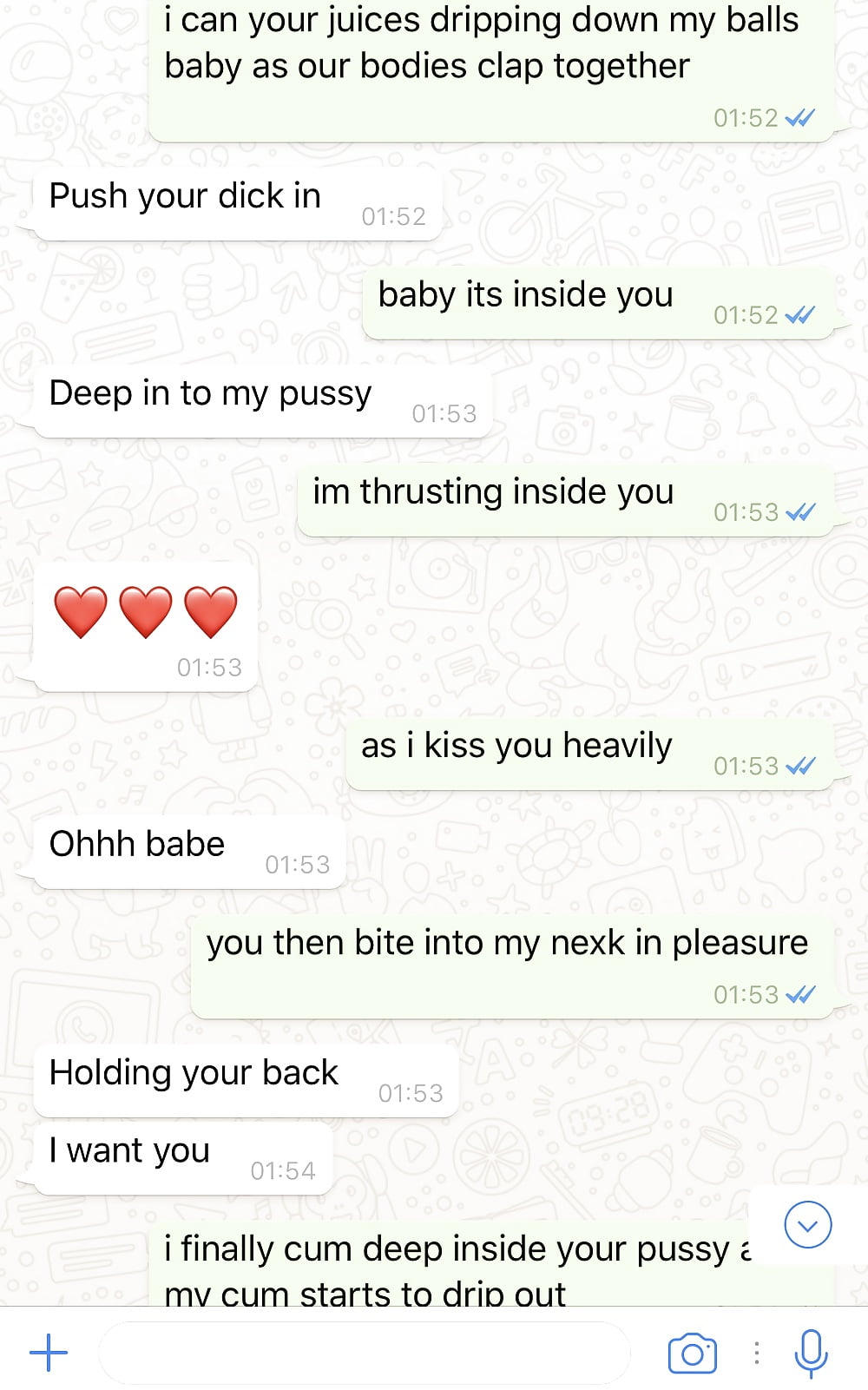 Sexting with my Paki Girlfriend (9/26)