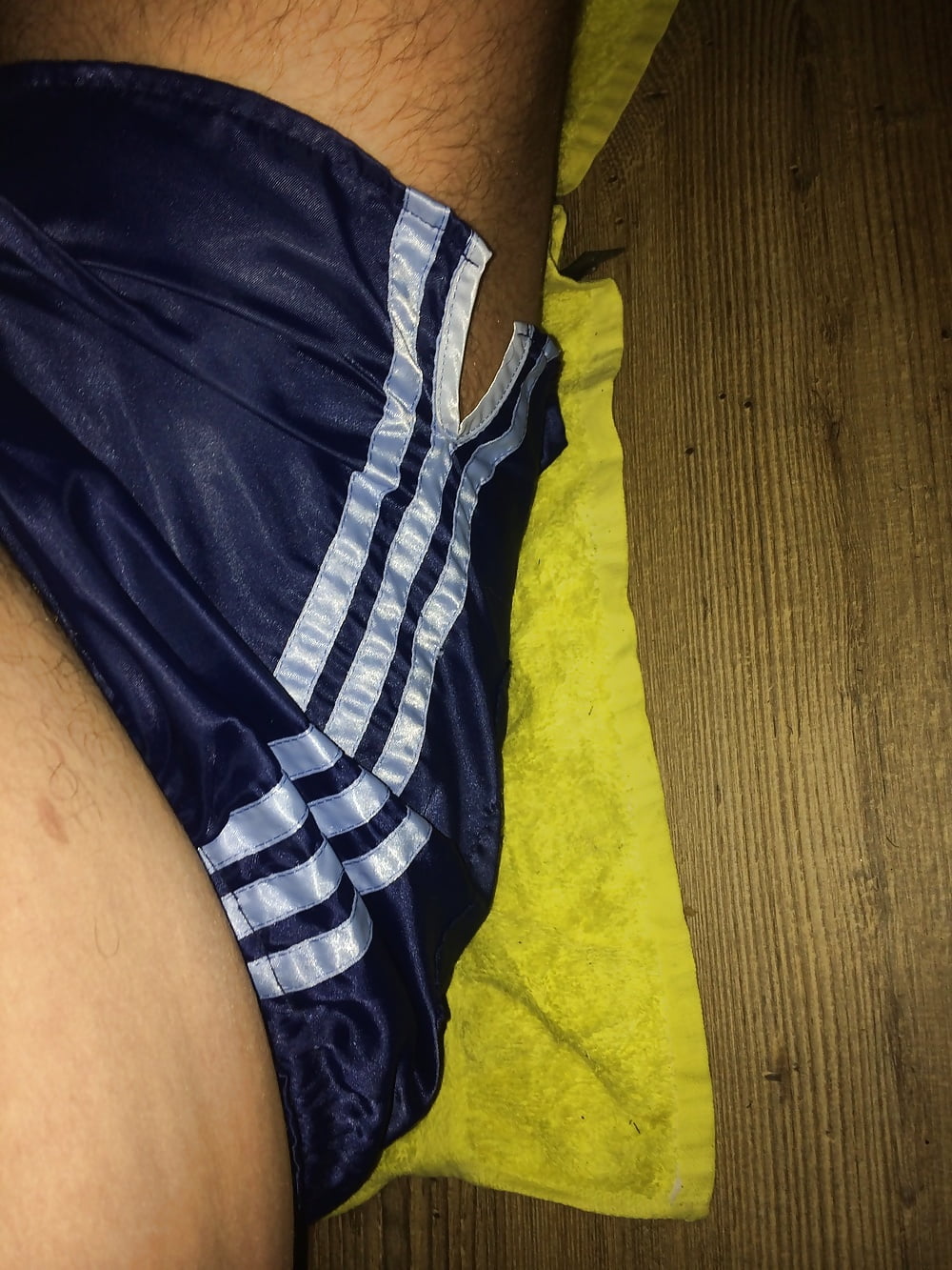 I in Adidas nylon satin shorts (3/3)