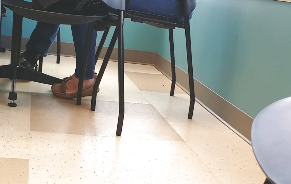 Candid Moccasins In Lunch (1/12)