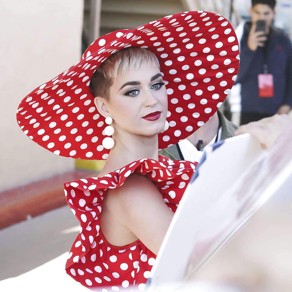 Katy Perry Minnie Mouse Hollywood WOF ceremony 1-22-18 Pt.1 (16/17)