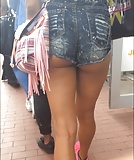 Black girls with shorts with ass cheeks (4)