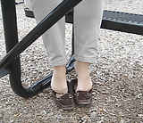 Claire_Trying_Out_My_Wifes_Brown_Moccasins (12/44)