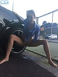 Miley Cyrus - Famous Slut PISS on the Street !!! (11)