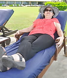 Sexy mature asian milf Doreen Ngiam in tights.  (41)