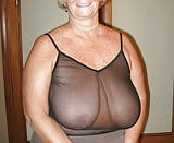 Granny mature milf wearing see thru tops 4 (33)
