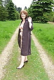 Village Lady Kelly Stripping in the woods (42)