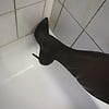 Nylons, Highheels and wet of hot pee (23)