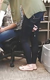 Candid_Pink_Moccasins_In_The_OFfice (8/14)