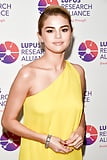 Selena Gomez Braless Breaking Through Gala 11-20-17 (1/10)