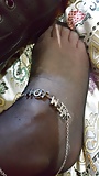 New_HOTWIFE_ankle_chain_and_cum_on_my_pantihose (3/5)