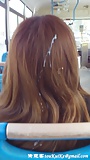 huge load on girl's hair on bus (6)