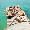 Super sexy brunetts naked by the lake (16/16)