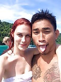 Asian Dude Shows off White Girl Friend (5)