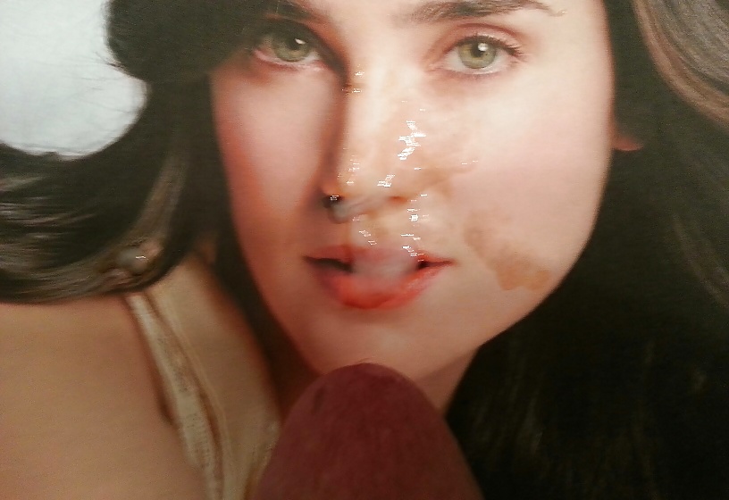 Jennifer Connelly Gets Her Pretty MILF Face Creamed.