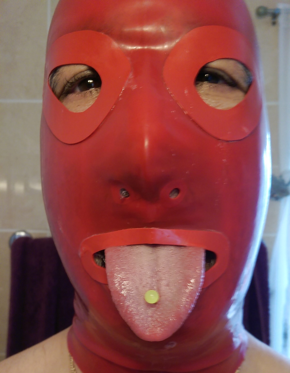 Red_Rubber_Latex_Hood_Pierced_Tongue (7/14)