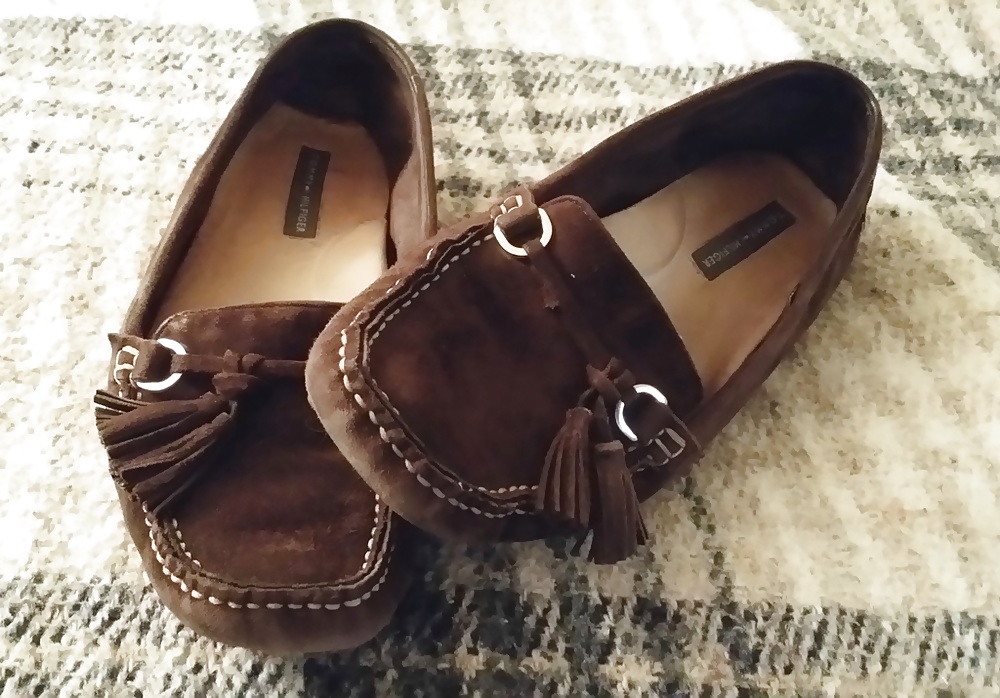Best Of With Her Brown Well Worn Moccasins (1/7)