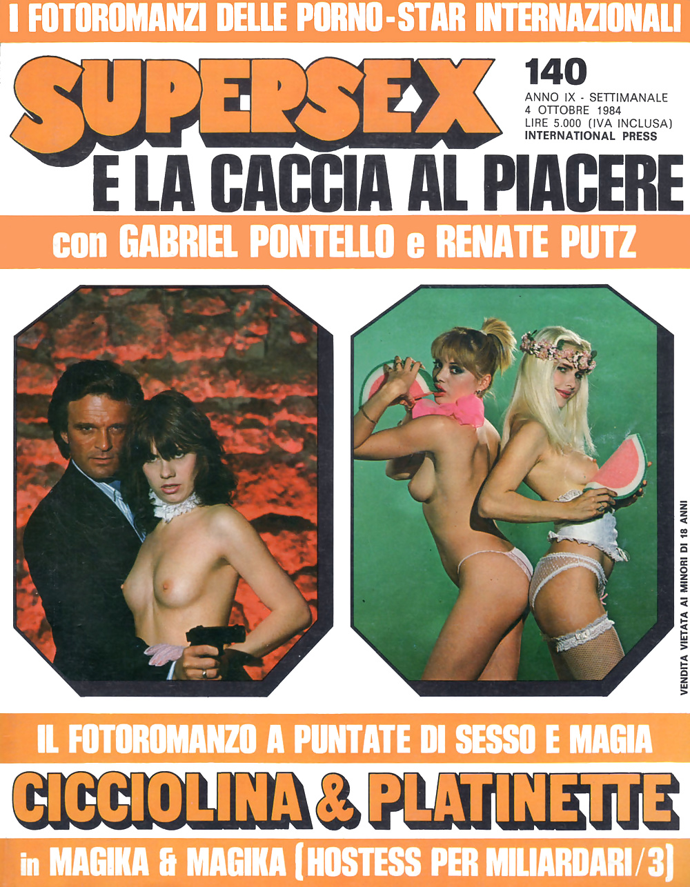 Gabriel Pontello SuperSex adult magazine covers (11/63)