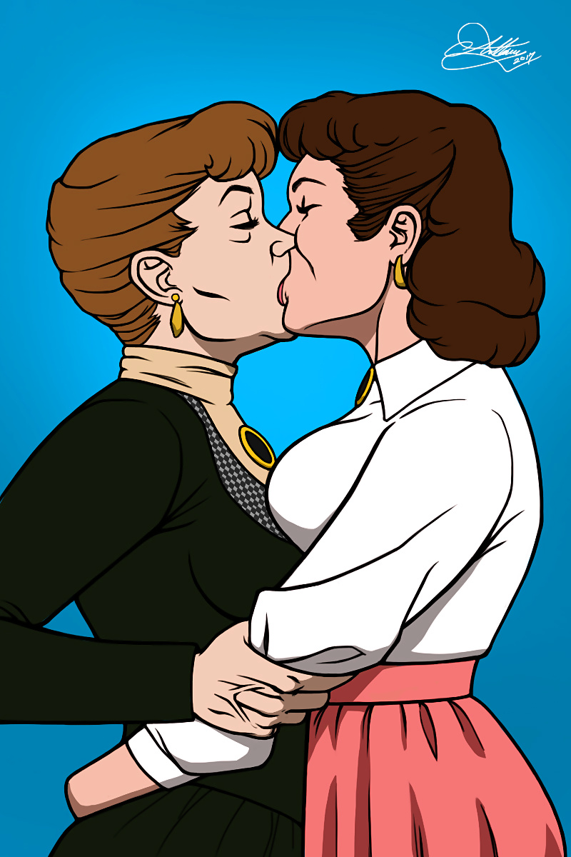 Lesbian Kisses from Movies and Cartoons - Photo #5.