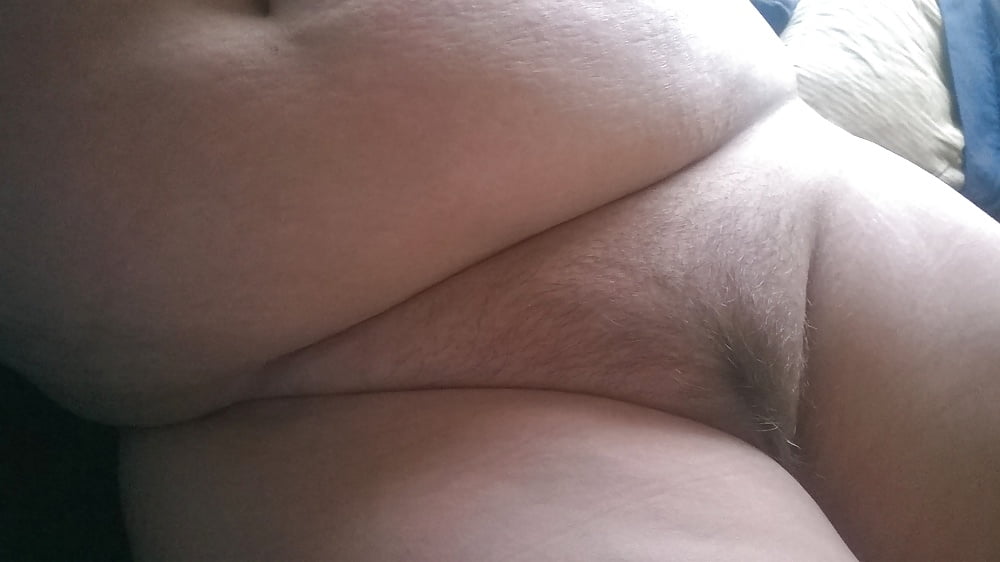 BBW Wife's Soft Hairy Pussy, Big Belly and Ass (6/13)