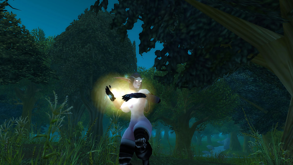 Tanrissa the nudist night elf-priest. Warcraft. Part 2 (23/62)