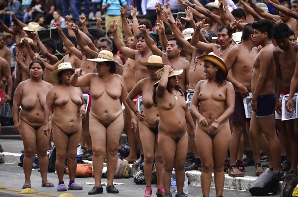 Mexicans strip naked.