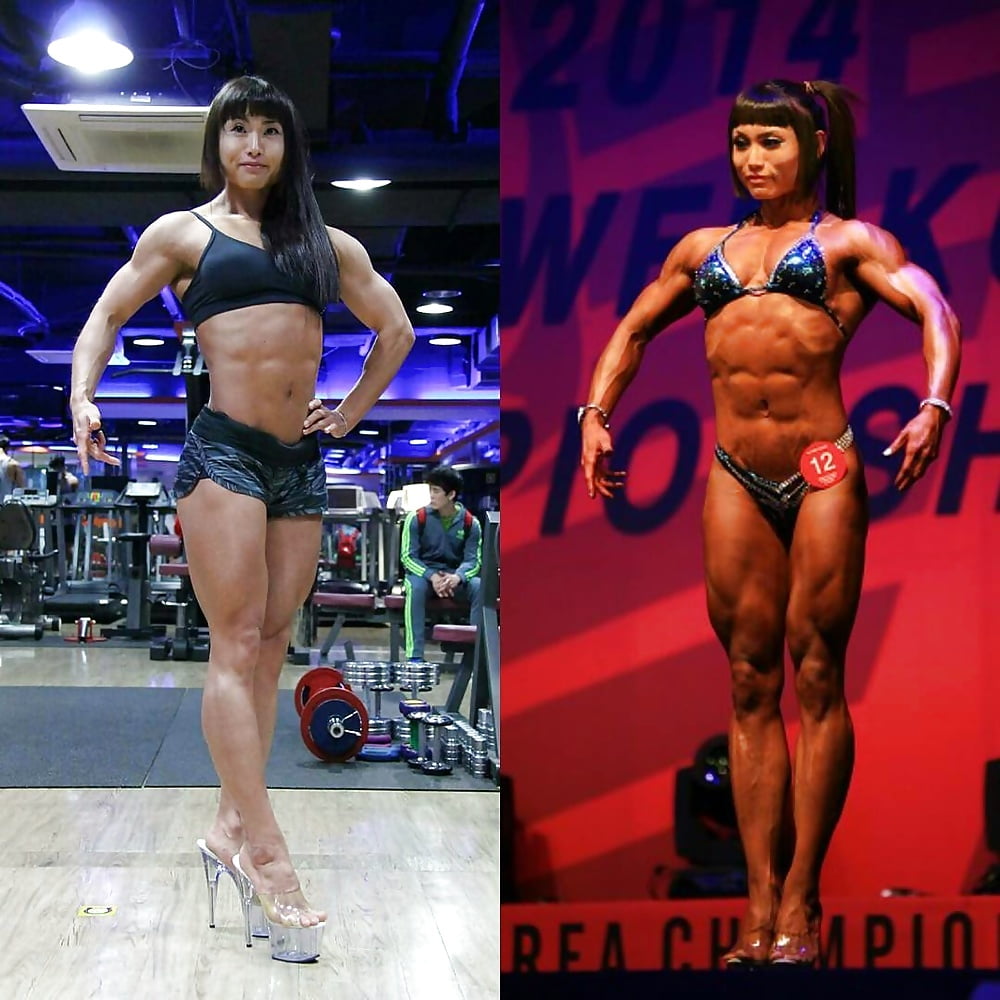 sexy korean muscular woman (22/25)