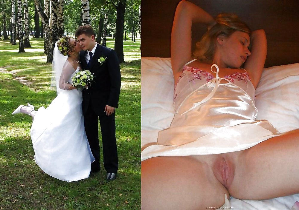Real Amateur Brides Dressed Undressed 20 - Photo #5.