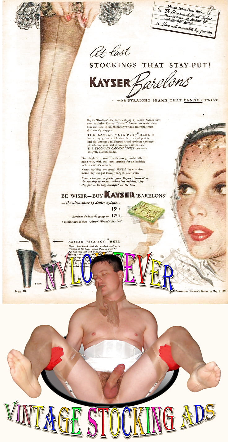 Nylon Fever - Vintage Stocking Ads (3/4)
