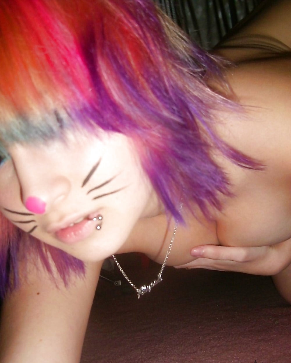 Stunning Girl with Colourful Hair - Photo #1.