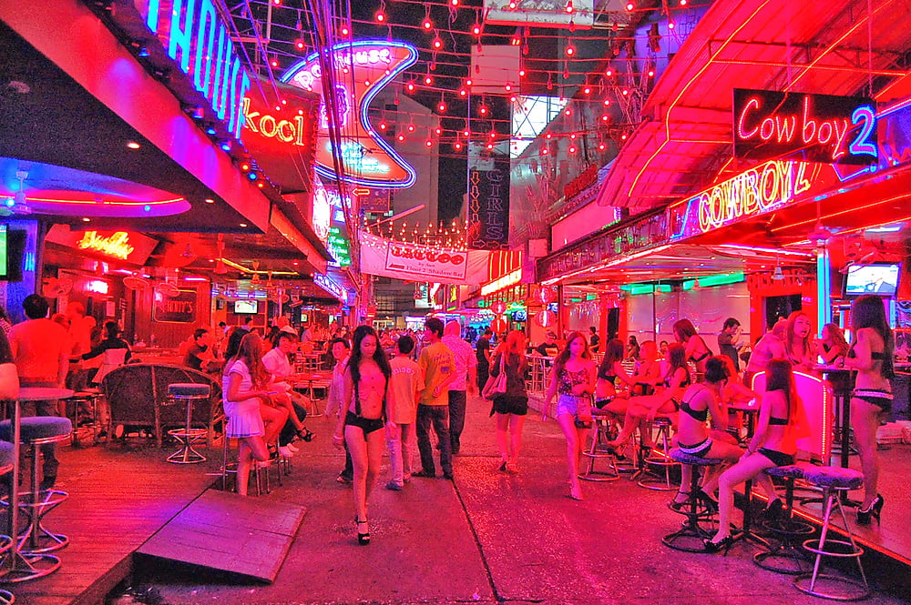 Guangzhou red light district.