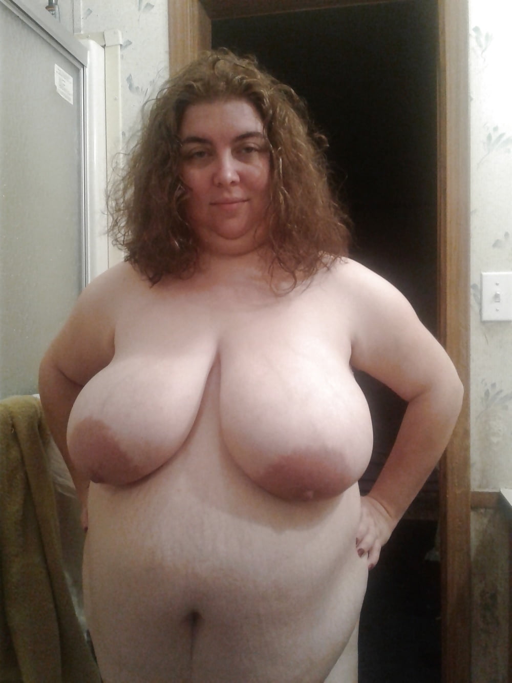 naked hairy big tit bbw selfies