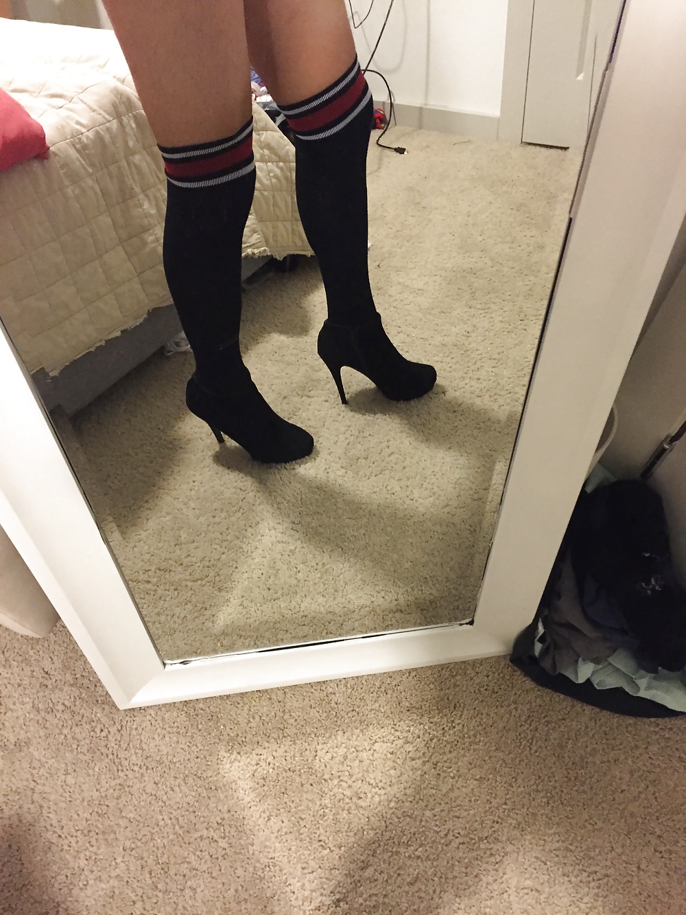 Knee high socks with boots (10/22)
