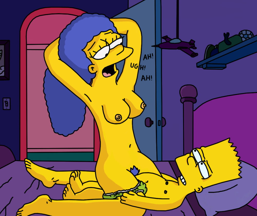 porno cartoon Marge and Bart Sex Scene.