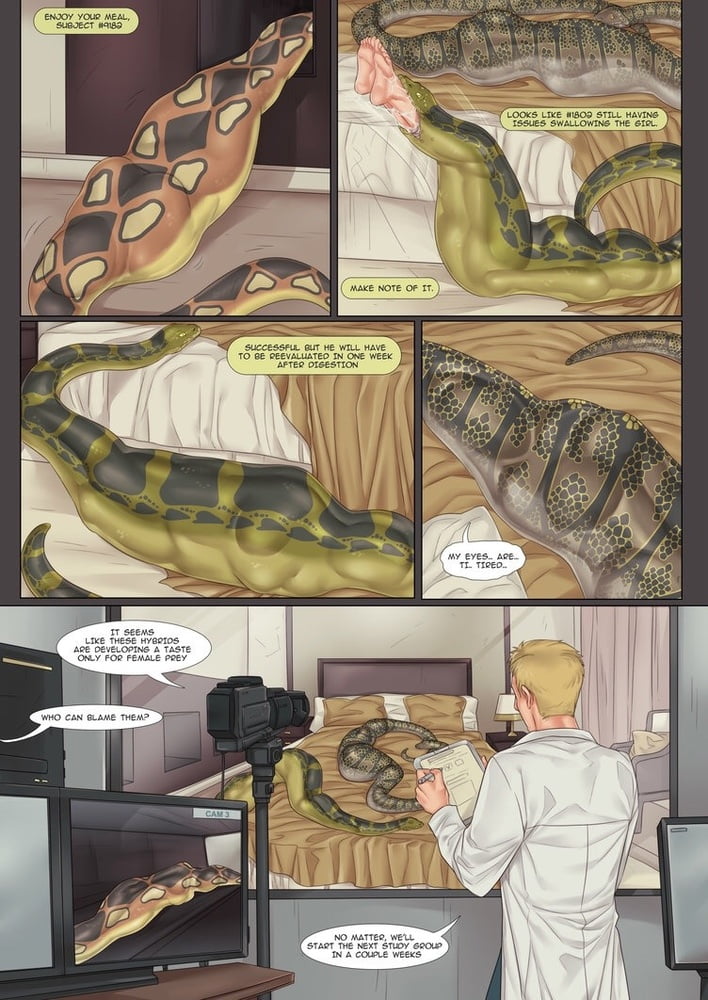 Snake Vore - young Woman as Food 4 - Photo #0.