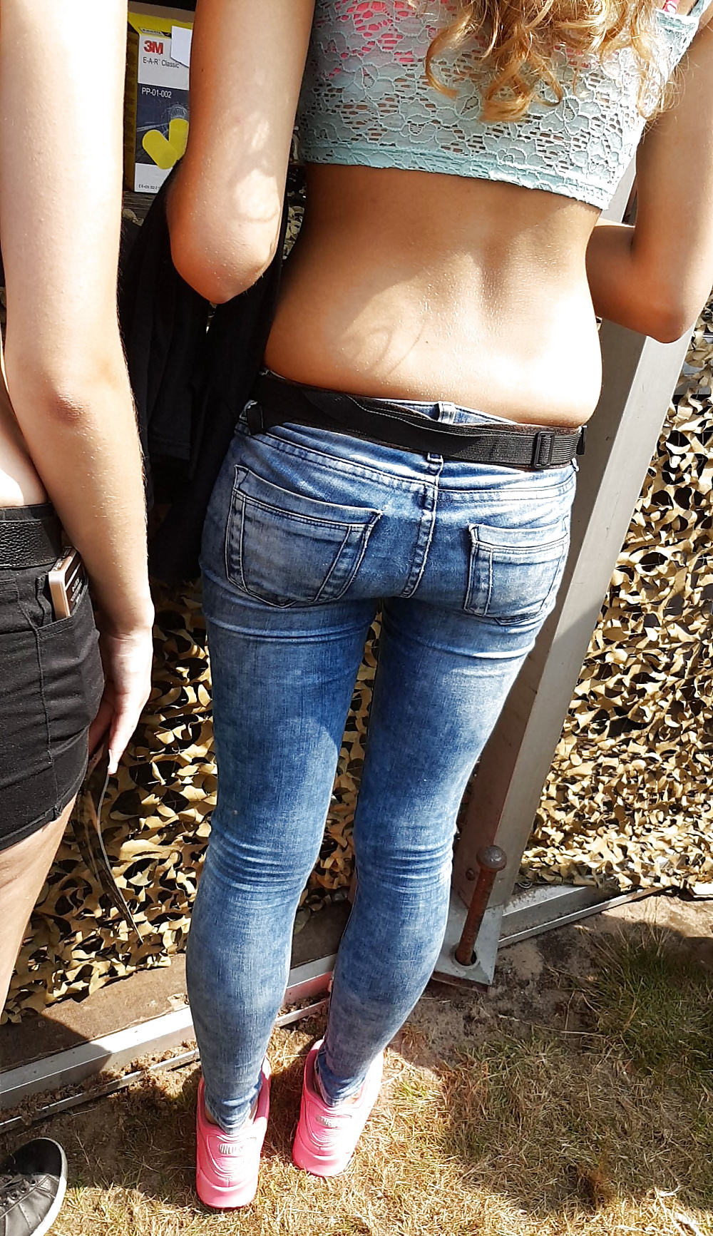 Voyeur Little Ass Jeans Candid Girl