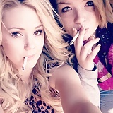 Smoking fetish sexy young babes 18 (13)