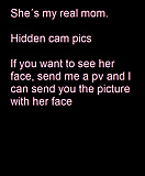 Real mom. Hidden cam (1)