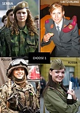 CHOOSE UNIFORM: SOLDIERS AND MILITARY GIRLS (8)