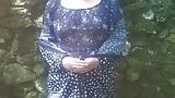 my wife in the park  see through top (8)