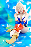 Asian Cosplay Girl in PVC One Piece Suit (11)