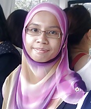 Nerdy Malaysian Hijabi Tributed Creamy Thick Load  (8)
