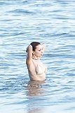 Francesca Eastwood Beach Bikini and Topless   (18/34)