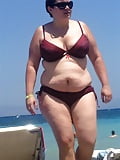 Ladies sunbathing on a Greek beach (14)