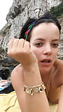 Lily Allen (Oh Snap) Topless Slip removed  (1)